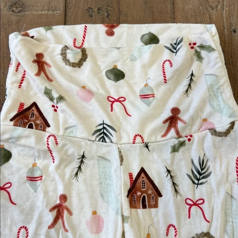 Lou Lou & co buddy holiday pajamas 12-24 months gingerbread Christmas 2 piece